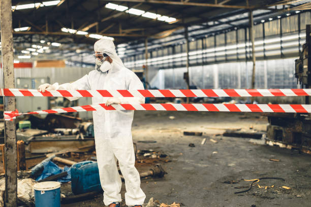 Professional Crime Scene Cleanup technician working in Lenzburg, IL